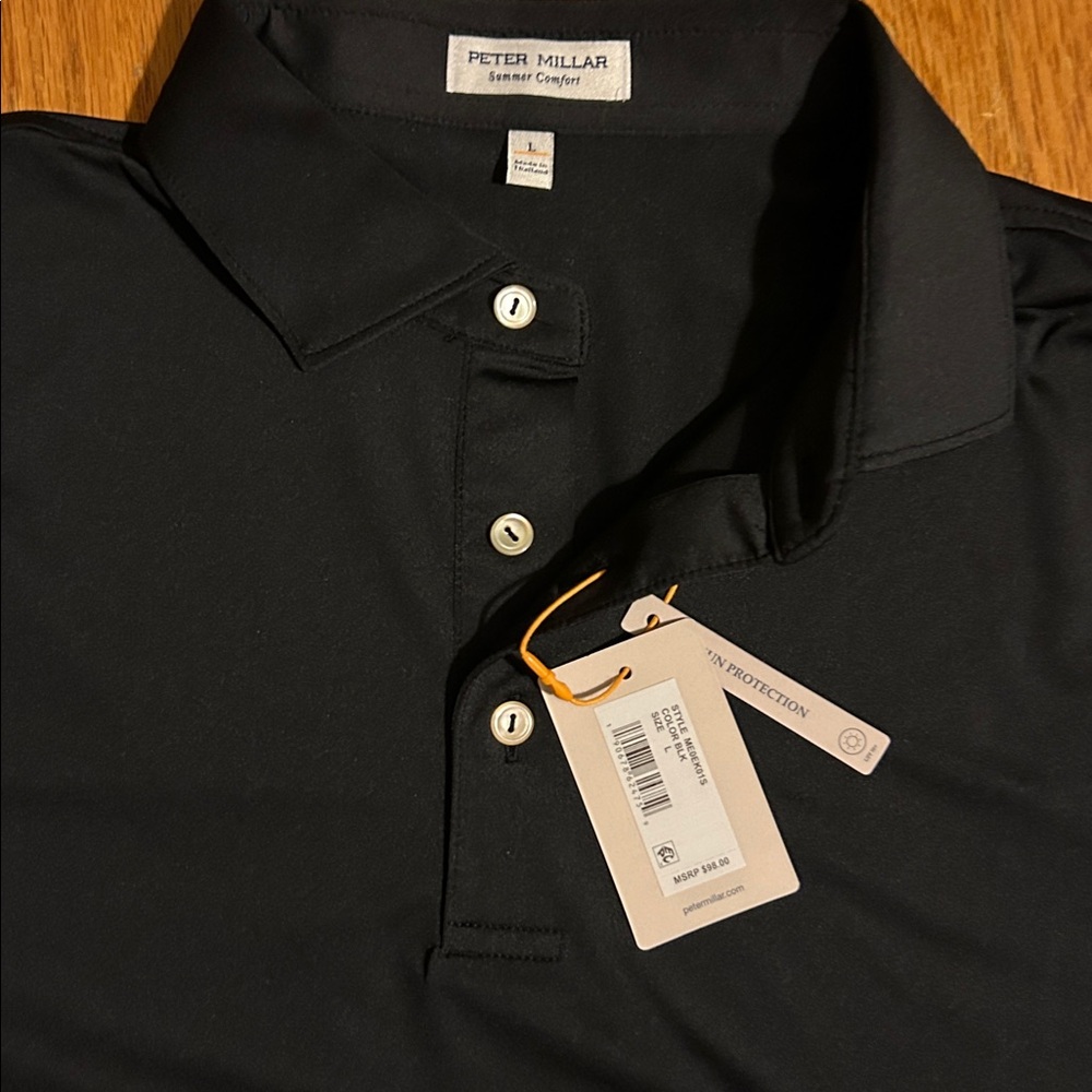 NWT PETER MILLAR Solid Performance Jersey PoloShi… - image 6